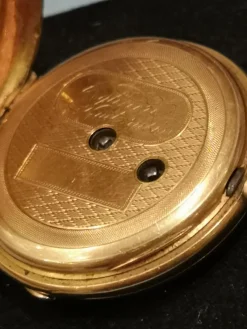 Outlet Pamono Gold Pocket Watch with Key, France