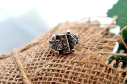 Clearance Pamono Gold Ring with Diamond Chips
