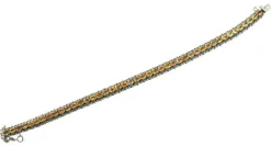 Discount Pamono Gold Tennis Bracelet with Diamond and Sapphire