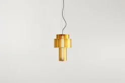 Pamono Golden Babel T Pe Pendant Lamp by Parachilna