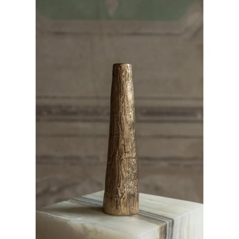 Pamono Golden Grande Candle Pillar by Rick Owens