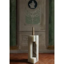Pamono Golden Grande Candle Pillar by Rick Owens