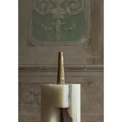 Pamono Golden Grande Candle Pillar by Rick Owens