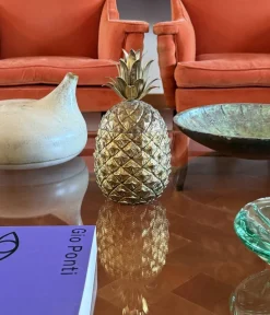 Best Pamono Golden Pineapple Ice Bucket by Mauro Manetti, Italy, 1970s
