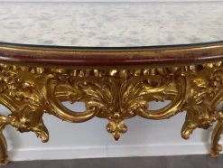 Discount Pamono Golden Support Console, 1980s