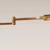 Pamono Gold-Plated Brass Wall Light, 1980s> Wall Lights & Sconces