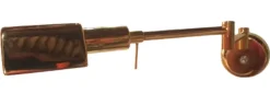 Pamono Gold-Plated Brass Wall Light, 1980s><noscript><img width=