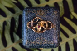 Pamono Gold-Plated Snake Brooch by Maison Savard Fix, 1910s><noscript><img width=