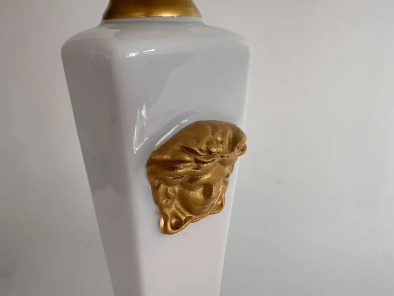 Pamono Gorgona Gold Candleholder by Versace for Rosenthal Studio Linie, Germany, 1993> Candleholders