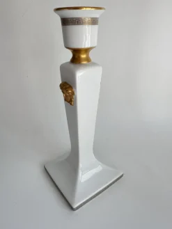 Pamono Gorgona Gold Candleholder by Versace for Rosenthal Studio Linie, Germany, 1993><noscript><img width=
