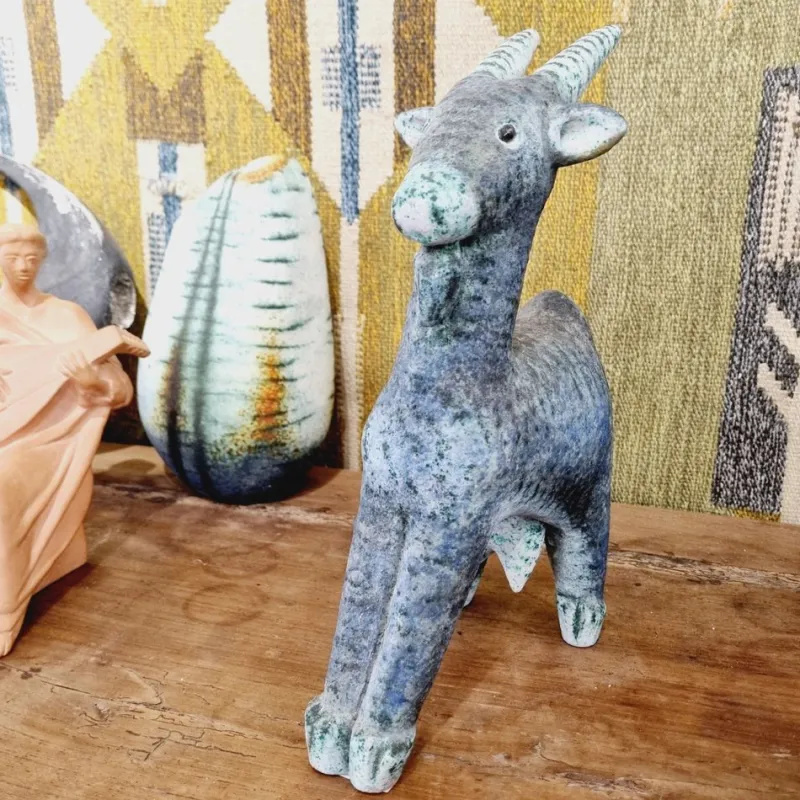 Best Pamono Ágoston Simó, Goat, 1970s, Ceramic
