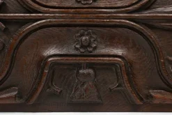 Pamono Gothic Sculpted Panel in Oak, Belgium, 1500s><noscript><img width=
