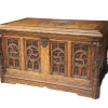 Pamono Gothic Style Box in Oak> Trunks Crates & Baskets