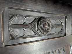 Pamono Gothic Style Oak Coat Rack><noscript><img width=