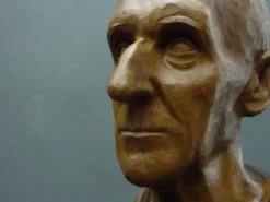 Pamono Gottfried Fuetsch, Large Bust, 1950s-1970s, Limewood><noscript><img width=