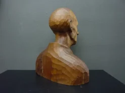 Pamono Gottfried Fuetsch, Large Bust, 1950s-1970s, Limewood><noscript><img width=