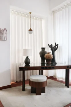 Pamono Granada Brass and Opaline Hanging Lamp by Barracuda Interiors><noscript><img width=