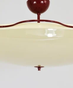 Sale Pamono Grand Mid-Century Flush Mount Uplight Ceiling Lamp from Filmcasino Vienna, 1950s
