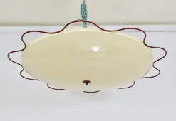 Sale Pamono Grand Mid-Century Flush Mount Uplight Ceiling Lamp from Filmcasino Vienna, 1950s