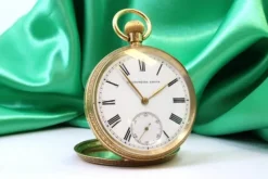Pamono Grand Prix Paris 1900 Pocket Watch in Gold with Rubies from Zenith><noscript><img width=