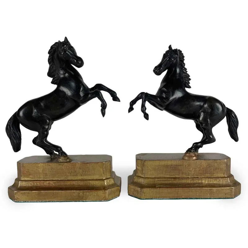 Clearance Pamono Grand Tour Horses, Early 1800s, Bronzes, Set of 2