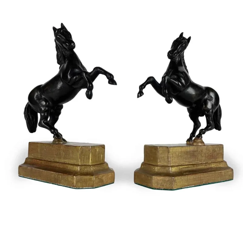Clearance Pamono Grand Tour Horses, Early 1800s, Bronzes, Set of 2