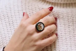 Pamono Grand Tour Micro-Mosaic Ring> Rings