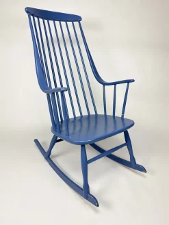 Pamono Grandessa Rocking Chair attributed to Lena Larsson for Nesto, 1960s> Rocking Chairs