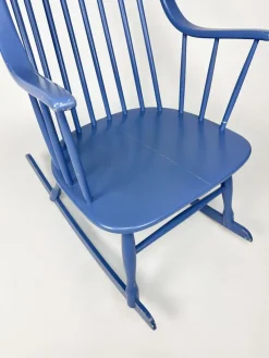Pamono Grandessa Rocking Chair attributed to Lena Larsson for Nesto, 1960s><noscript><img width=