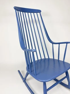 Pamono Grandessa Rocking Chair attributed to Lena Larsson for Nesto, 1960s><noscript><img width=