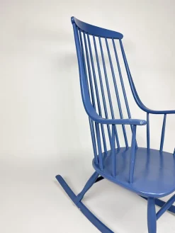 Pamono Grandessa Rocking Chair attributed to Lena Larsson for Nesto, 1960s><noscript><img width=