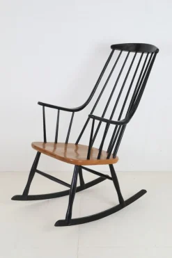 Pamono Grandessa Rocking Chair by Lena Larsson for Nesto, 1960s> Rocking Chairs