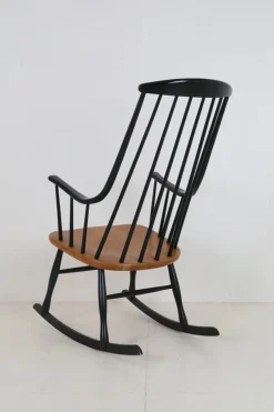 Pamono Grandessa Rocking Chair by Lena Larsson for Nesto, 1960s><noscript><img width=