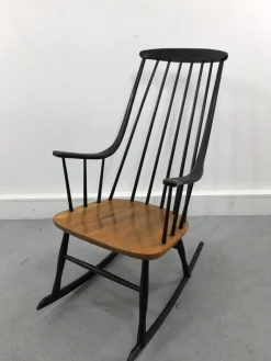 Pamono Grandessa Rocking Chair by Lena Larsson for Nesto, 1960s
