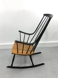 Pamono Grandessa Rocking Chair by Lena Larsson for Nesto, 1960s