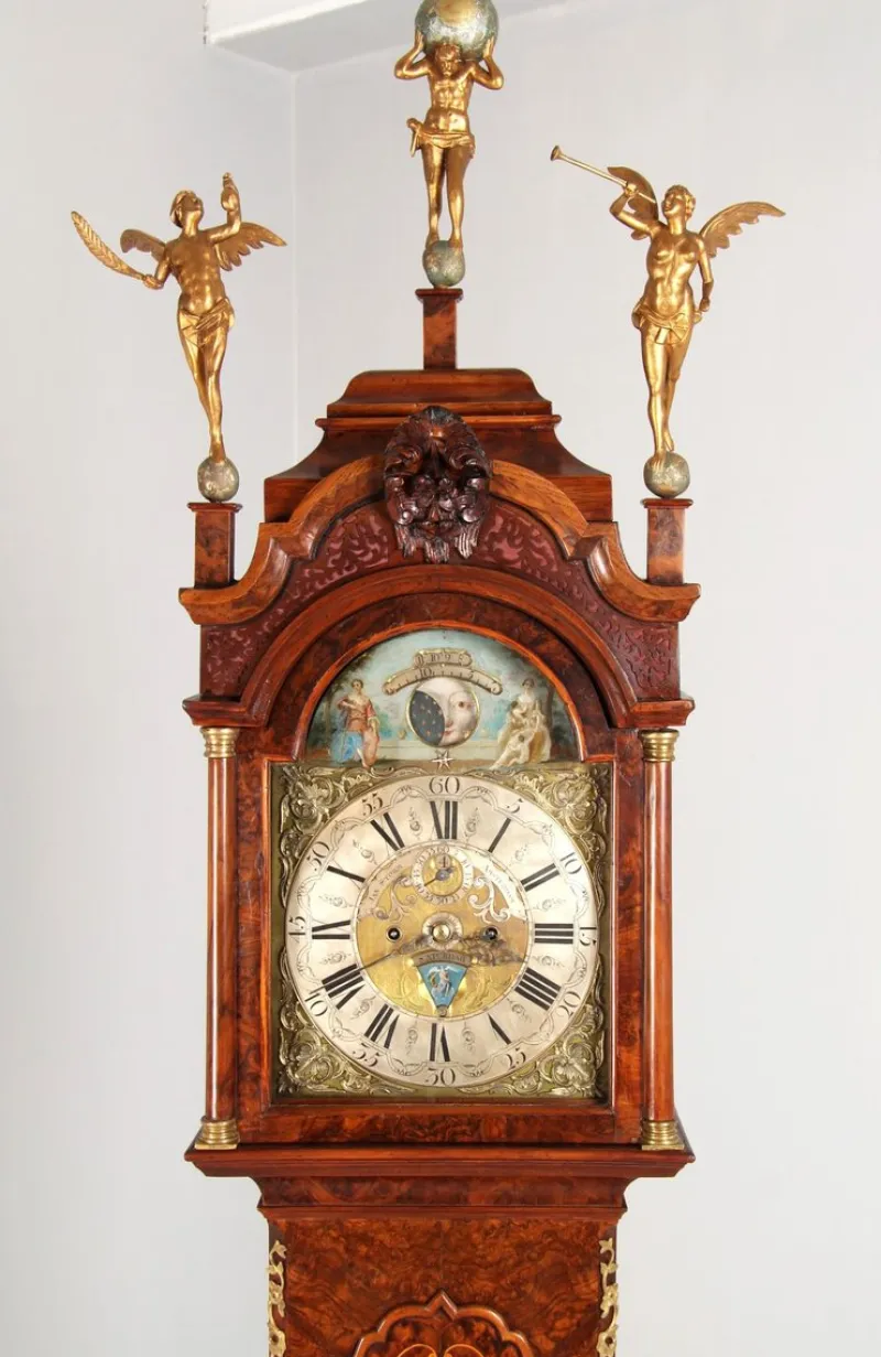 Sale Pamono Grandfather Clock, Amsterdam, 1765
