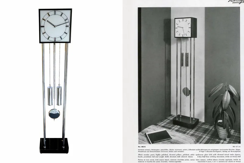 Pamono Grandfather Clock by Heinrich Möller for Kienzle, 1934> Clocks