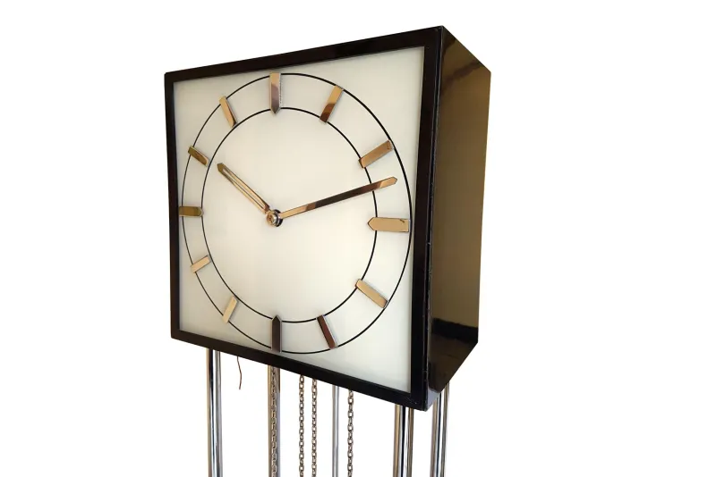 Pamono Grandfather Clock by Heinrich Möller for Kienzle, 1934> Clocks