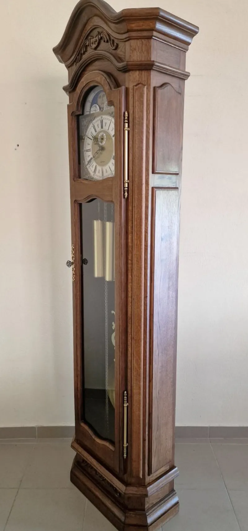 Pamono Grandfather Clock in Oak> Clocks