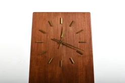 Pamono Grandfather Clock in Teak by Arne Hovmand Olsen, 1965><noscript><img width=