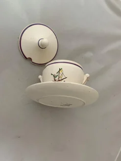 Pamono Gravy Dish by Gio Ponti for Richard Ginori, 1930s><noscript><img width=