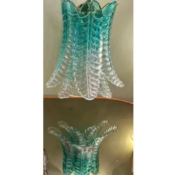 Online Pamono Greeen Felci Murano Glass Wall Sconces by Simoeng, Set of 2