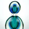 Sale Pamono Green & Blue Sommerso Murano Blown Glass Bottle by Michele Onesto for Made Murano Glass, 2019