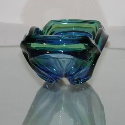 Pamono Green and Blue Murano Glass Bowl><noscript><img width=