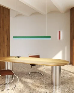 Online Pamono Green and Light Blue Parallel Tubes by Atelier Areti