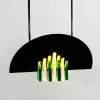 Online Pamono Green and White Murano Pendant Light from Mazzega, 1970s