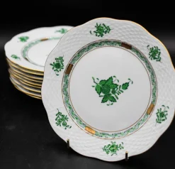 Pamono Green Appony Coffee Service from Herend, Set of 36> Coffee & Tea Service