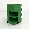 Pamono Green Boby Trolley by Joe Colombo for Bieffeplast, 1960s> Serving Bar Carts & Trolleys