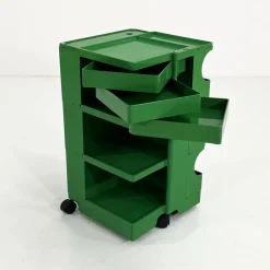 Pamono Green Boby Trolley by Joe Colombo for Bieffeplast, 1960s> Serving Bar Carts & Trolleys