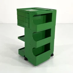 Pamono Green Boby Trolley by Joe Colombo for Bieffeplast, 1960s><noscript><img width=